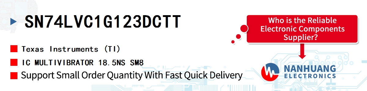 SN74LVC1G123DCTT TI IC MULTIVIBRATOR 18.5NS SM8