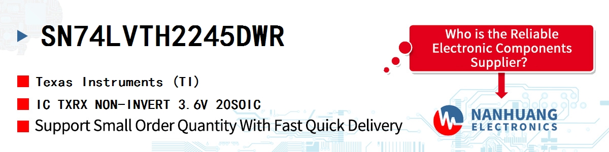 SN74LVTH2245DWR TI IC TXRX NON-INVERT 3.6V 20SOIC