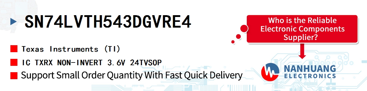 SN74LVTH543DGVRE4 TI IC TXRX NON-INVERT 3.6V 24TVSOP