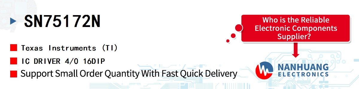 SN75172N TI IC DRIVER 4/0 16DIP