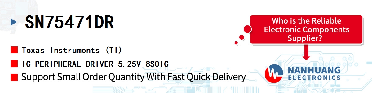 SN75471DR TI IC PERIPHERAL DRIVER 5.25V 8SOIC