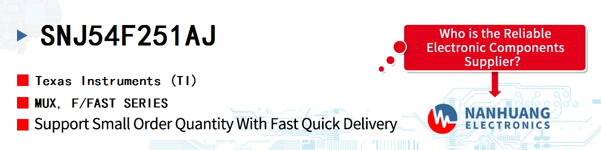 SNJ54F251AJ TI MUX, F/FAST SERIES