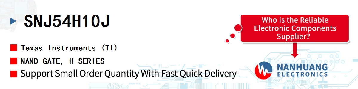 SNJ54H10J TI NAND GATE, H SERIES