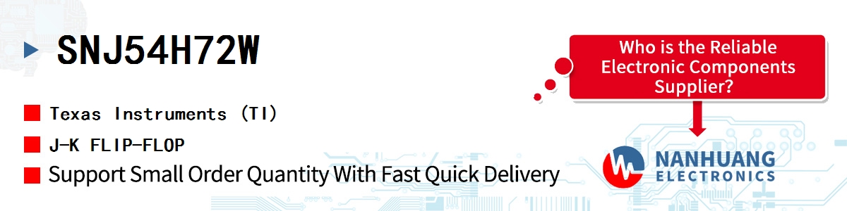 SNJ54H72W TI J-K FLIP-FLOP