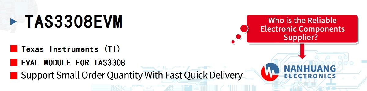 TAS3308EVM TI EVAL MODULE FOR TAS3308