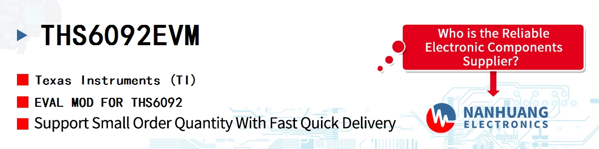 THS6092EVM TI EVAL MOD FOR THS6092