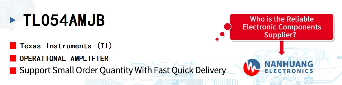 TL054AMJB TI OPERATIONAL AMPLIFIER