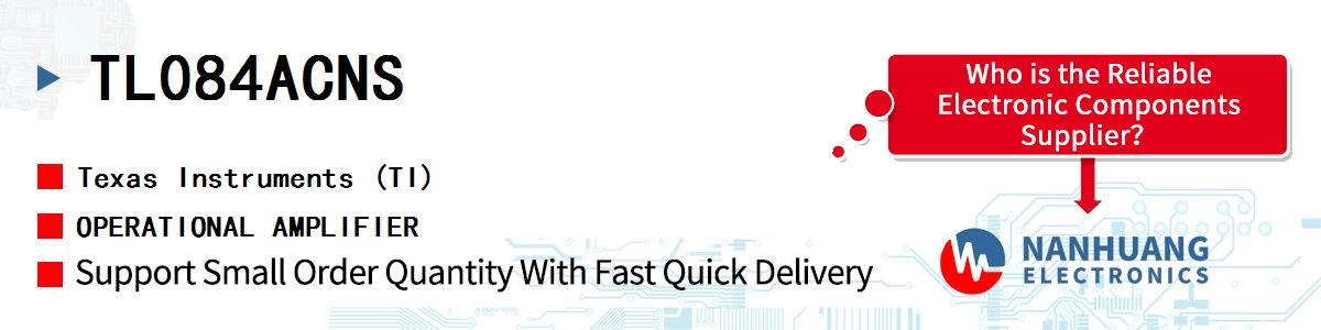 TL084ACNS TI OPERATIONAL AMPLIFIER