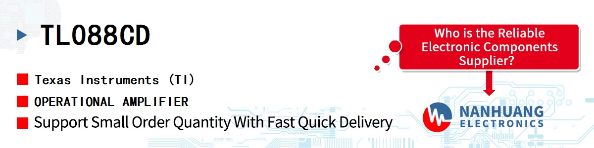 TL088CD TI OPERATIONAL AMPLIFIER