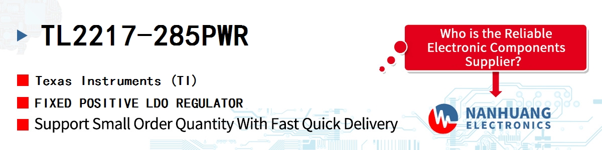 TL2217-285PWR TI FIXED POSITIVE LDO REGULATOR