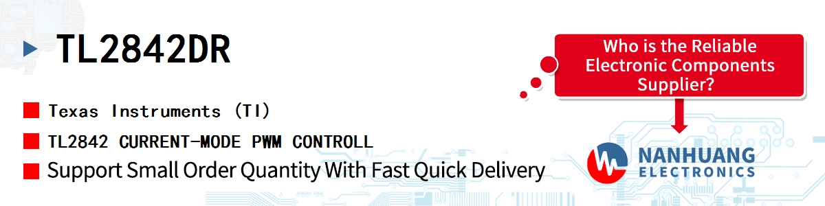 TL2842DR TI TL2842 CURRENT-MODE PWM CONTROLL