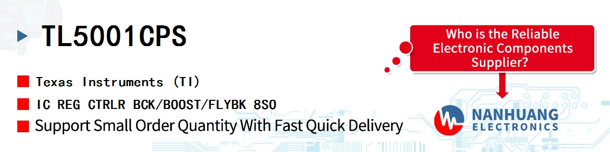 TL5001CPS TI IC REG CTRLR BCK/BOOST/FLYBK 8SO