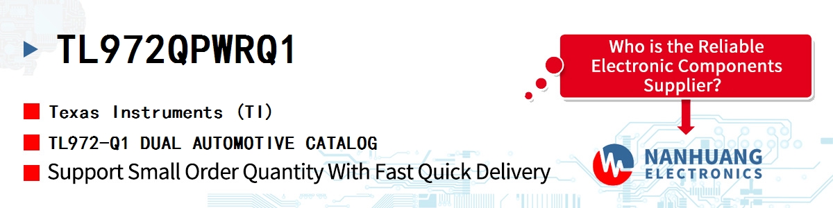 TL972QPWRQ1 TI TL972-Q1 DUAL AUTOMOTIVE CATALOG
