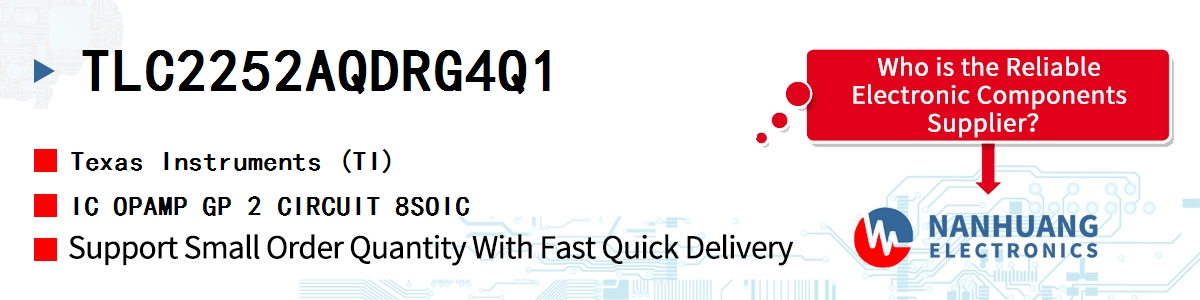 TLC2252AQDRG4Q1 TI IC OPAMP GP 2 CIRCUIT 8SOIC