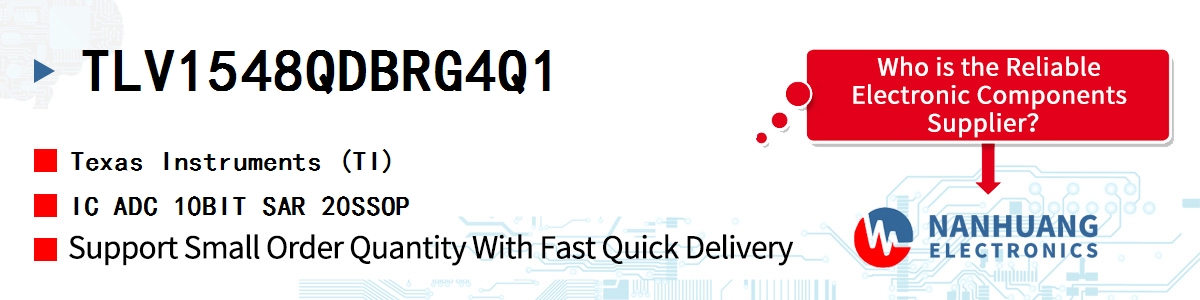 TLV1548QDBRG4Q1 TI IC ADC 10BIT SAR 20SSOP