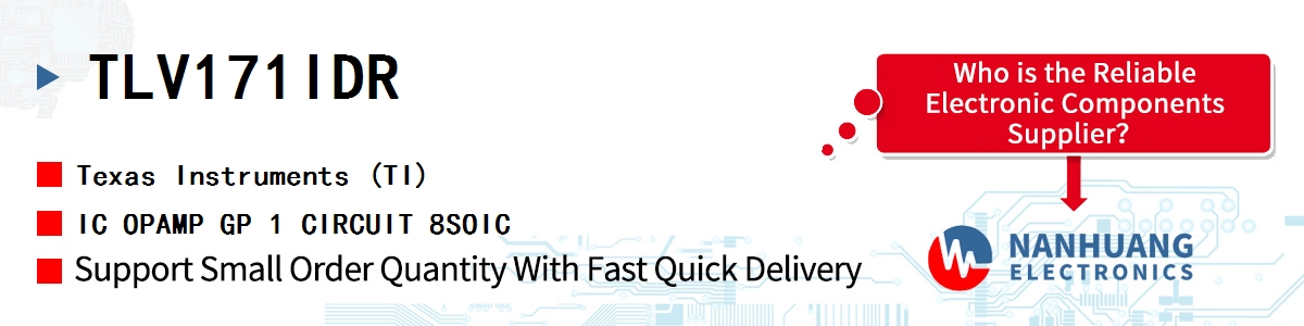 TLV171IDR TI IC OPAMP GP 1 CIRCUIT 8SOIC