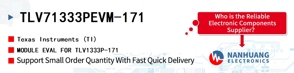 TLV71333PEVM-171 TI MODULE EVAL FOR TLV1333P-171