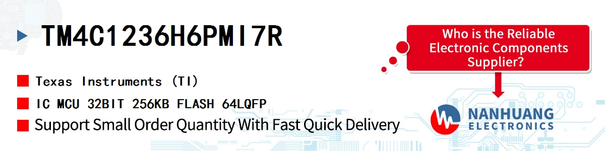 TM4C1236H6PMI7R TI IC MCU 32BIT 256KB FLASH 64LQFP
