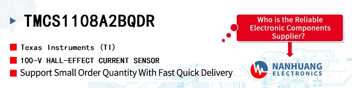 TMCS1108A2BQDR TI 100-V HALL-EFFECT CURRENT SENSOR