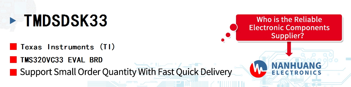 TMDSDSK33 TI TMS320VC33 EVAL BRD