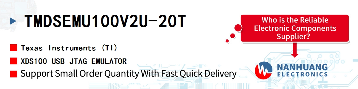 TMDSEMU100V2U-20T TI XDS100 USB JTAG EMULATOR