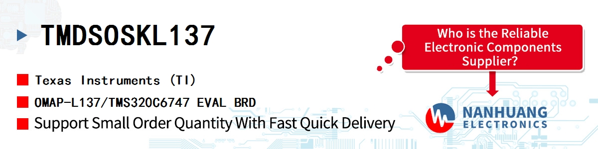 TMDSOSKL137 TI OMAP-L137/TMS320C6747 EVAL BRD