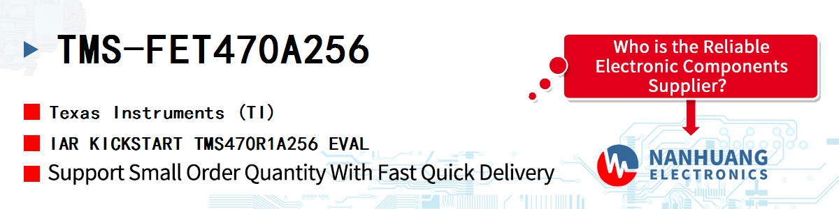 TMS-FET470A256 TI IAR KICKSTART TMS470R1A256 EVAL