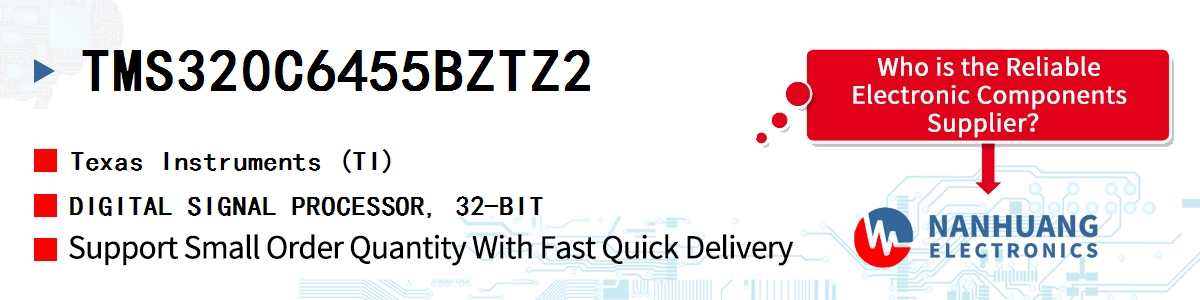 TMS320C6455BZTZ2 TI DIGITAL SIGNAL PROCESSOR, 32-BIT
