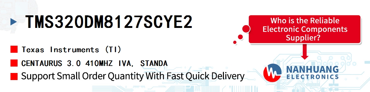 TMS320DM8127SCYE2 TI CENTAURUS 3.0 410MHZ IVA, STANDA