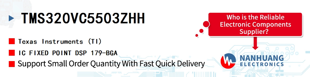 TMS320VC5503ZHH TI IC FIXED POINT DSP 179-BGA