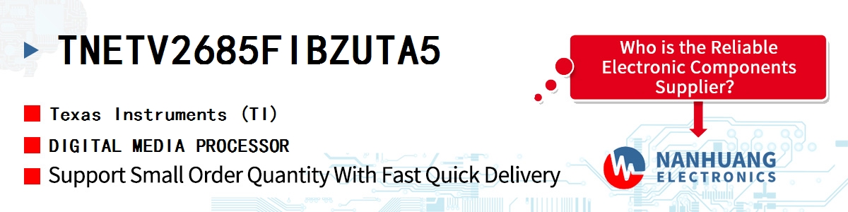 TNETV2685FIBZUTA5 TI DIGITAL MEDIA PROCESSOR