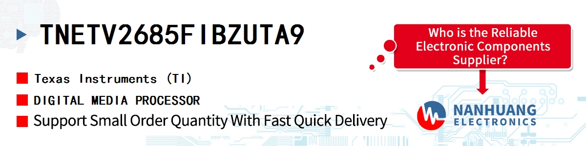 TNETV2685FIBZUTA9 TI DIGITAL MEDIA PROCESSOR