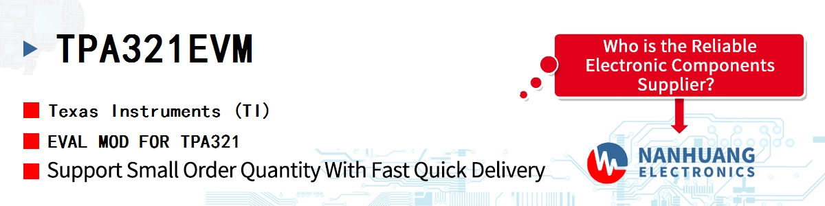 TPA321EVM TI EVAL MOD FOR TPA321