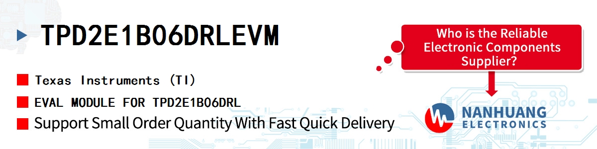 TPD2E1B06DRLEVM TI EVAL MODULE FOR TPD2E1B06DRL