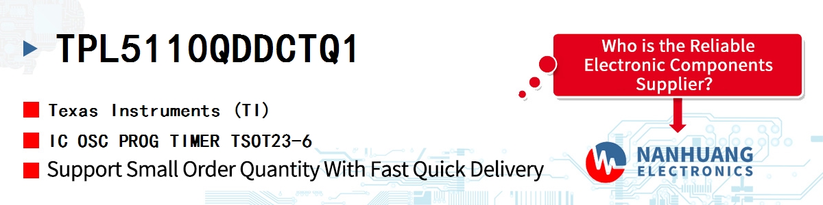 TPL5110QDDCTQ1 TI IC OSC PROG TIMER TSOT23-6