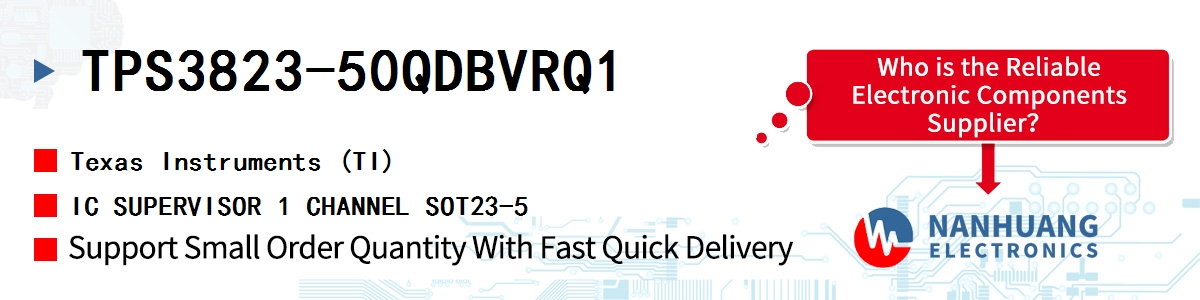 TPS3823-50QDBVRQ1 TI IC SUPERVISOR 1 CHANNEL SOT23-5