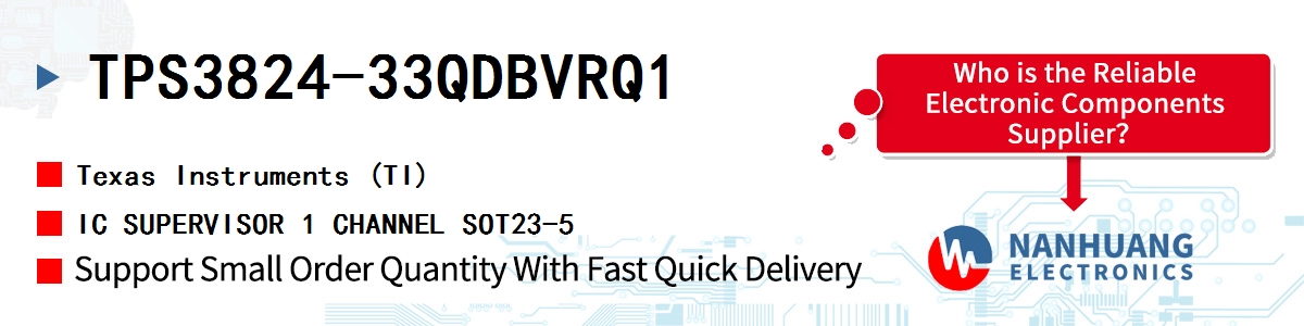 TPS3824-33QDBVRQ1 TI IC SUPERVISOR 1 CHANNEL SOT23-5