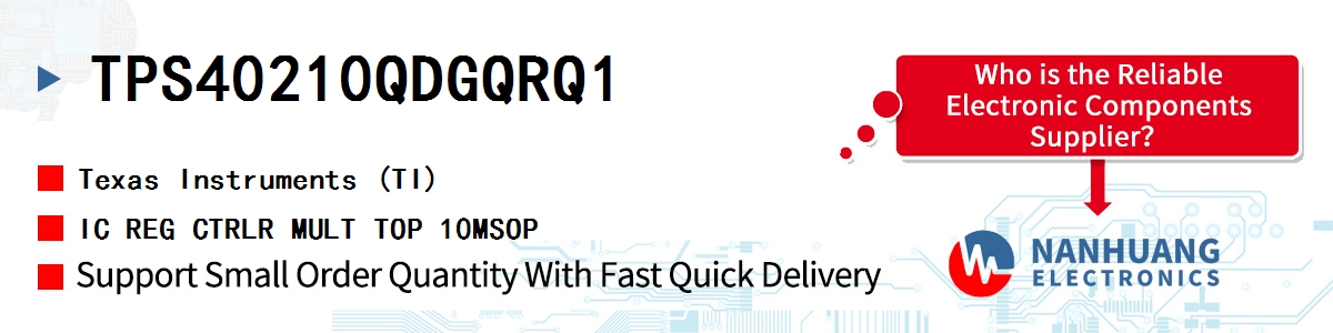TPS40210QDGQRQ1 TI IC REG CTRLR MULT TOP 10MSOP