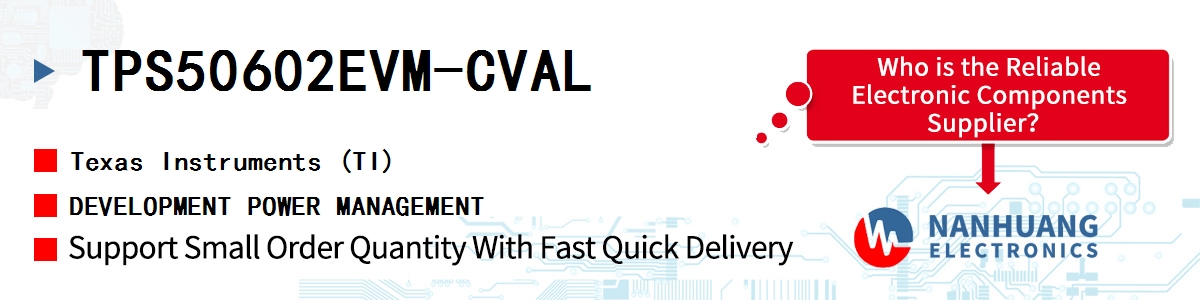 TPS50602EVM-CVAL TI DEVELOPMENT POWER MANAGEMENT