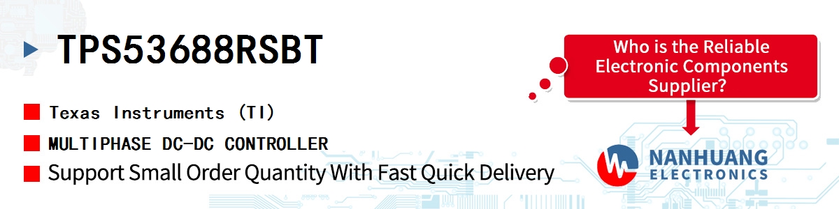 TPS53688RSBT TI MULTIPHASE DC-DC CONTROLLER