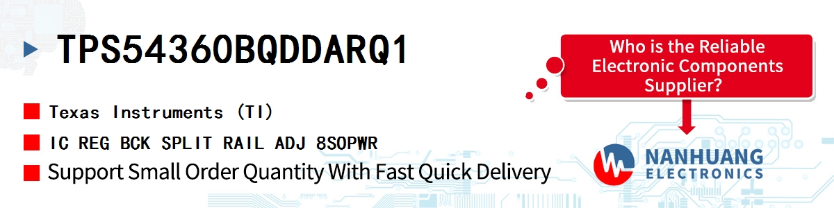 TPS54360BQDDARQ1 TI IC REG BCK SPLIT RAIL ADJ 8SOPWR