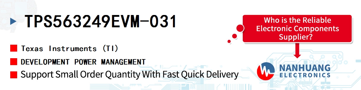 TPS563249EVM-031 TI DEVELOPMENT POWER MANAGEMENT