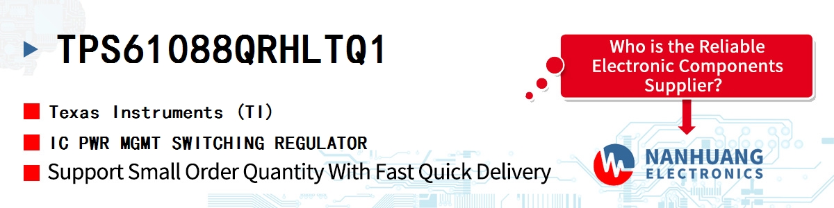 TPS61088QRHLTQ1 TI IC PWR MGMT SWITCHING REGULATOR