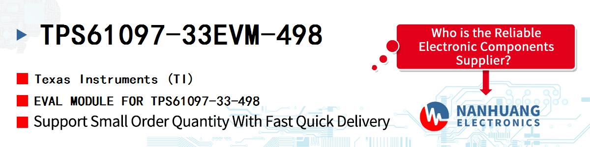 TPS61097-33EVM-498 TI EVAL MODULE FOR TPS61097-33-498