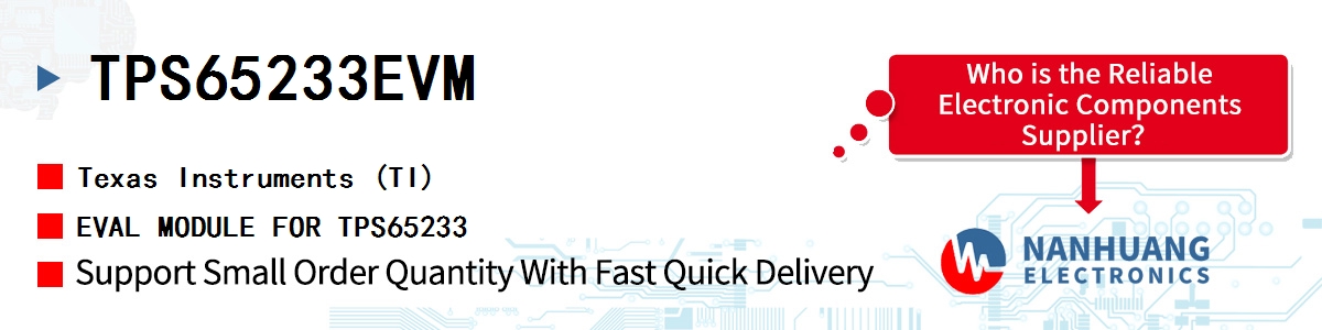 TPS65233EVM TI EVAL MODULE FOR TPS65233