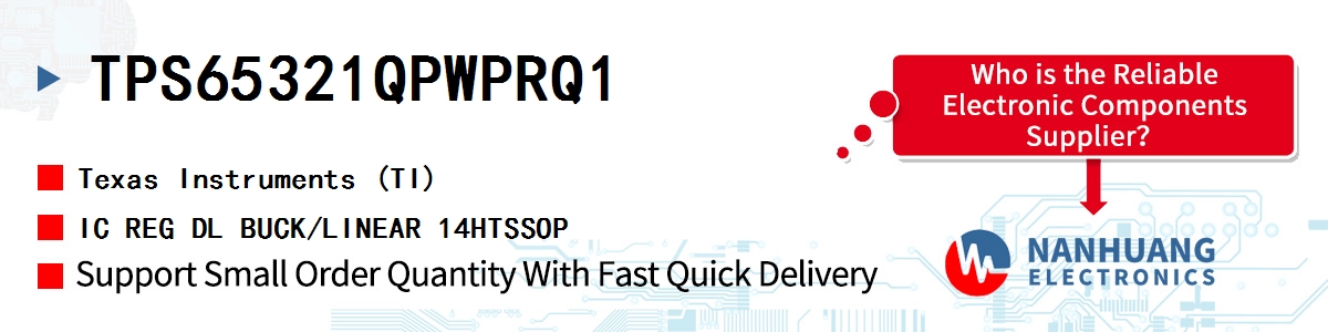 TPS65321QPWPRQ1 TI IC REG DL BUCK/LINEAR 14HTSSOP