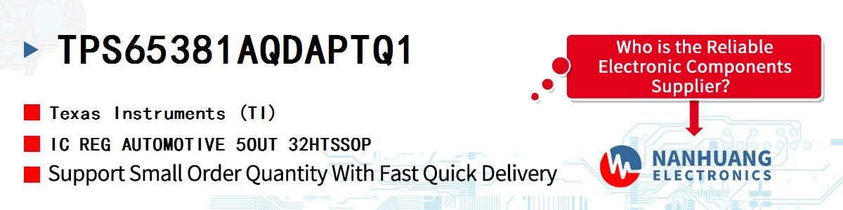 TPS65381AQDAPTQ1 TI IC REG AUTOMOTIVE 5OUT 32HTSSOP