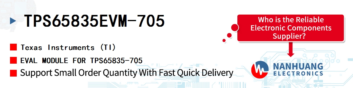 TPS65835EVM-705 TI EVAL MODULE FOR TPS65835-705