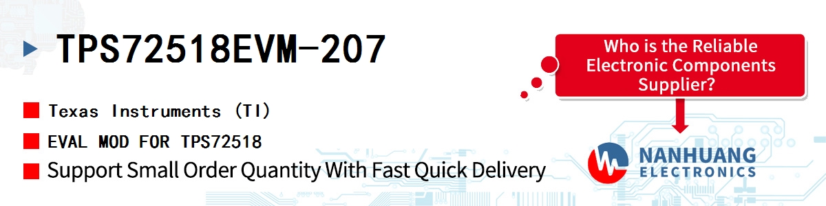 TPS72518EVM-207 TI EVAL MOD FOR TPS72518