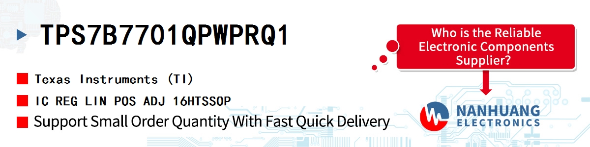 TPS7B7701QPWPRQ1 TI IC REG LIN POS ADJ 16HTSSOP